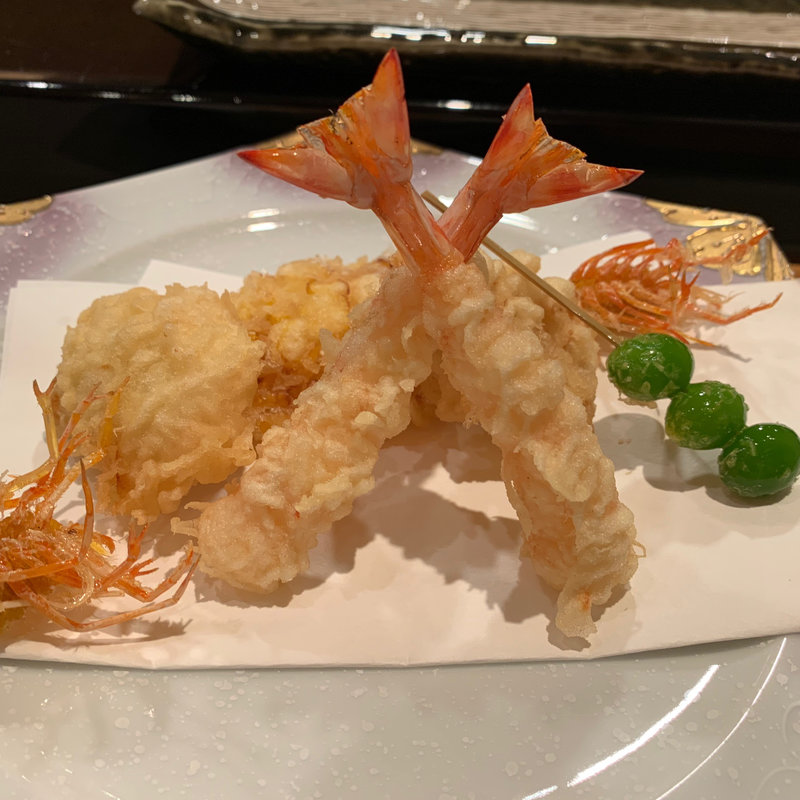 天ぷら盛り合わせ(新宿なだ万賓館)