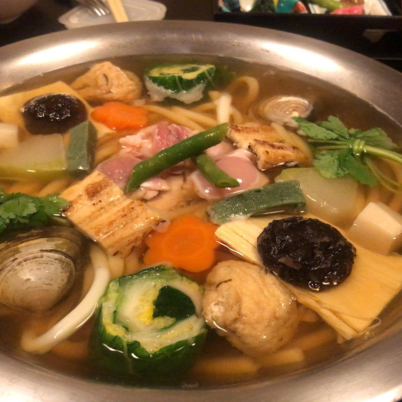 お昼のうどんすき(うどん 美々卯（みみう）新宿店)