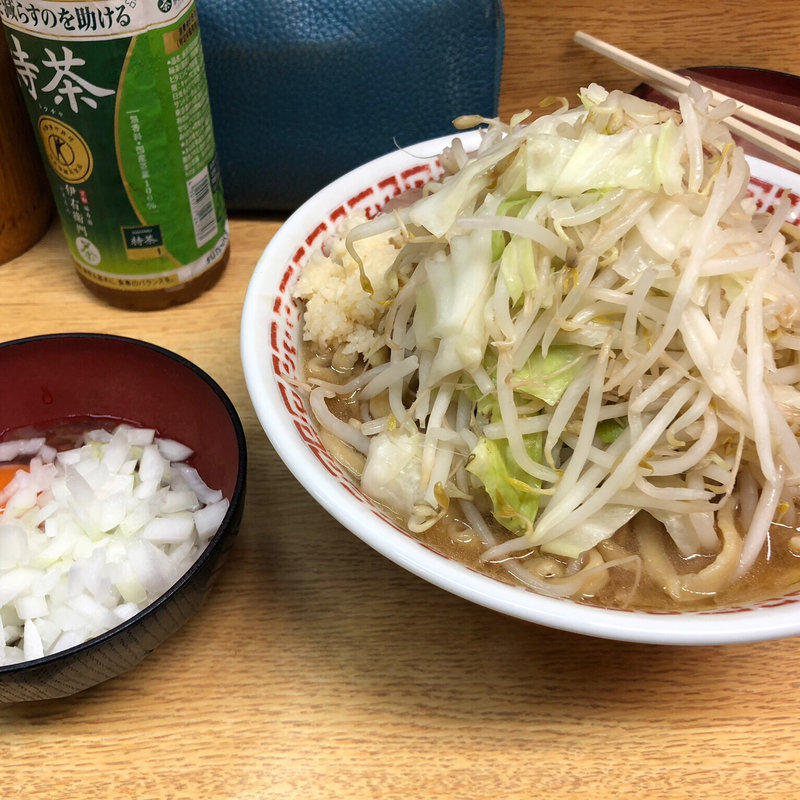小ラーメン（ニンニク、ヤサイ、アブラ）(ラーメン二郎 環七新代田店 （らーめんじろう）)