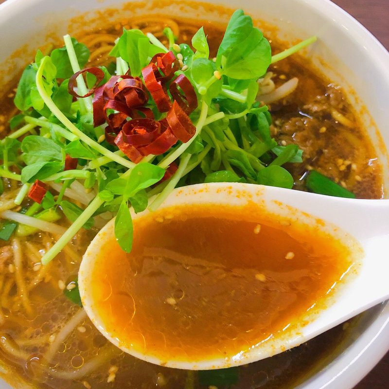 辛口台湾ラーメン(台湾らーめん徹 （テツ）)