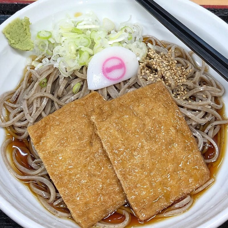 冷しきつねそば(IKE麺KITCHEN 池袋)