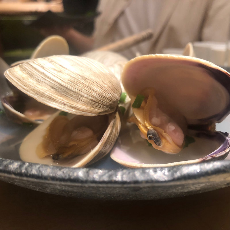 ハマグリの酒蒸し(居酒屋　純ちゃん )