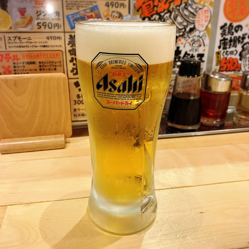 生ビール（中）(本格餃子「包 」- TSUTSUMU -)