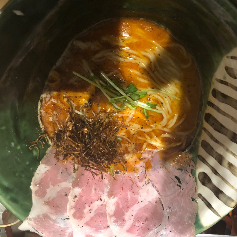 ラーメン 濃いめ 辛(座王 ZAOH)