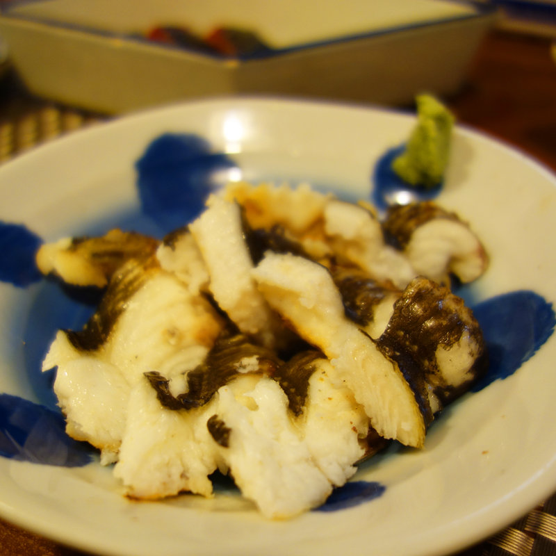 穴子の白焼き(ばか貝)