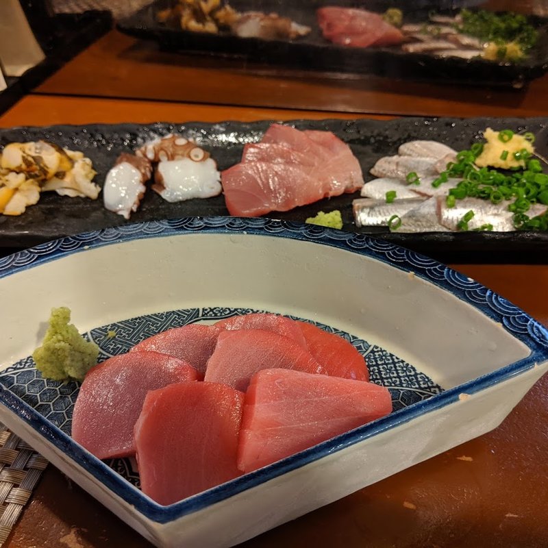本マグロ刺身(ばか貝)