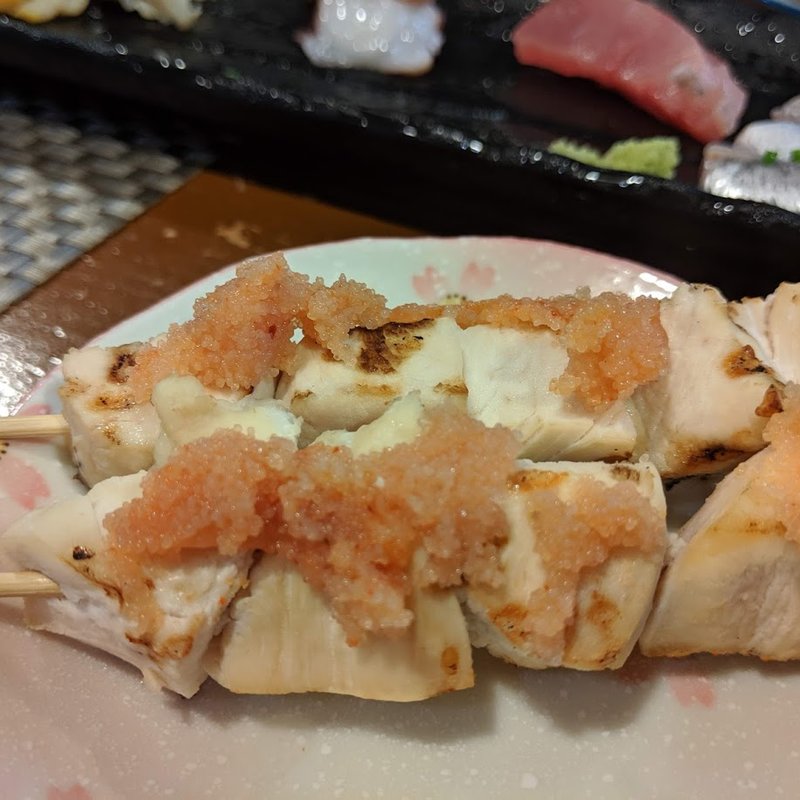 鳥ささみの明太(ばか貝)