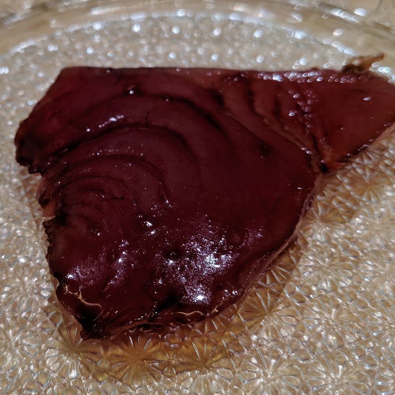 カツオ漬け(鮨よしかわ)