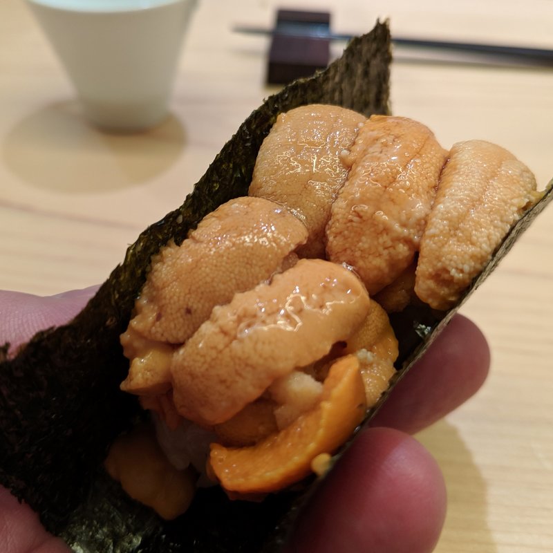 雲丹(鮨よしかわ)