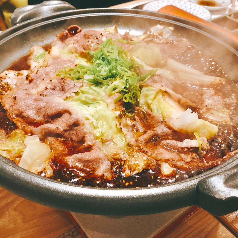 黒毛和牛とレタスの焼しゃぶ(肉のコトブキ 虎ノ門店)