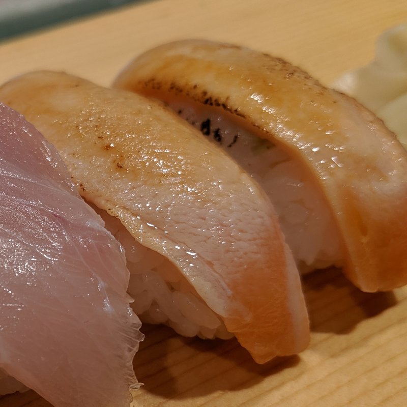 炙りサーモン(築地すし好 粋 アトレ川崎店)