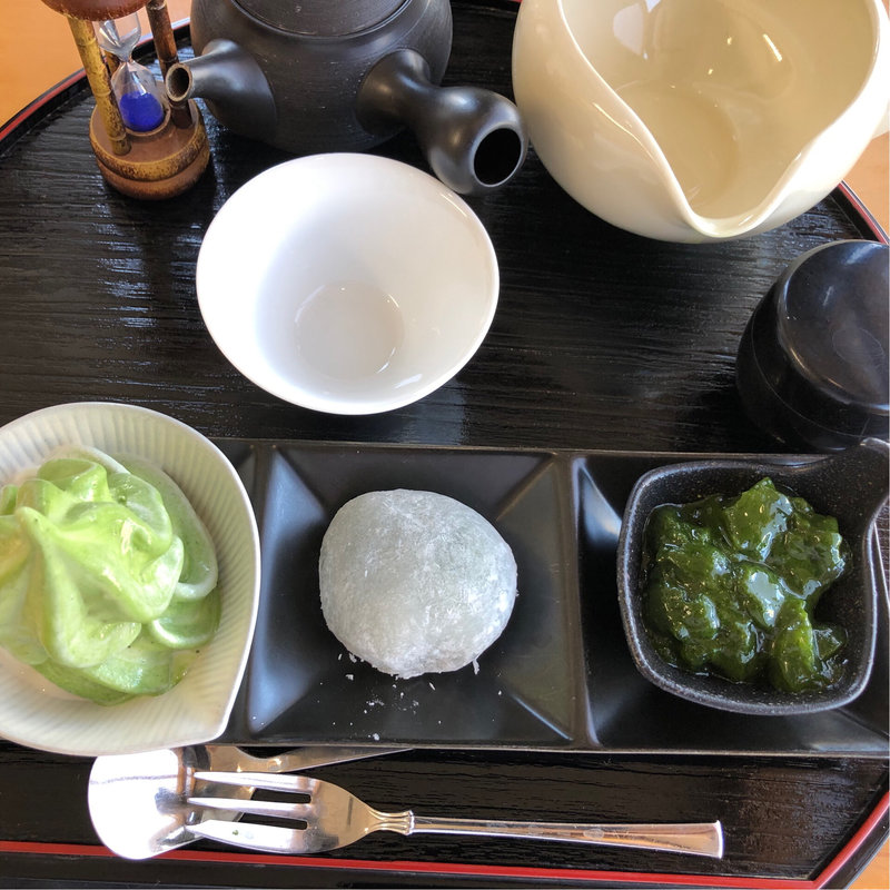 こだわり新大福プレート(茶通仙 多田製茶)