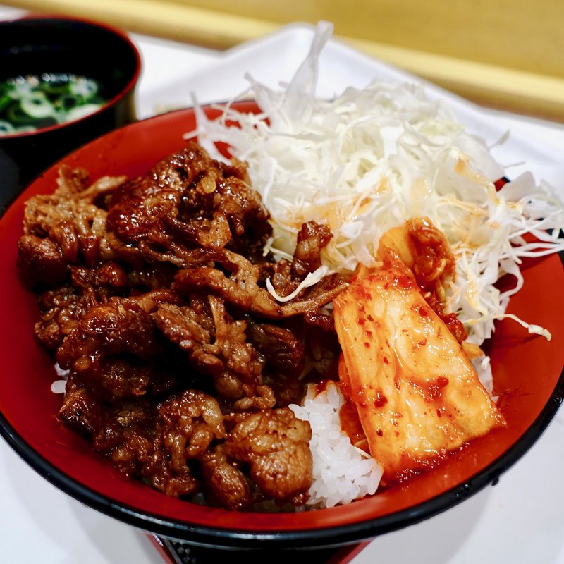 タレ焼肉丼（並）(牛焼き みらく 阪神スナックパーク)