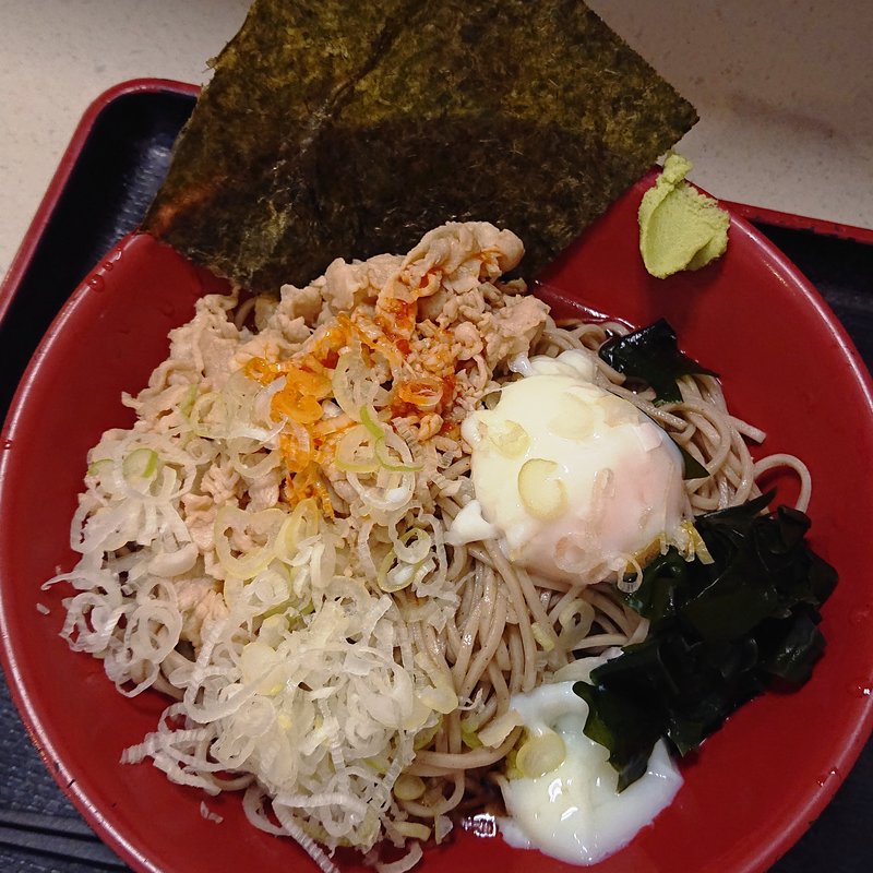 冷やし肉富士そば(名代 富士そば 川崎東口店)