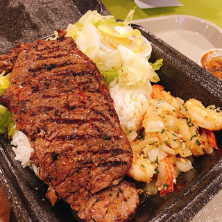 steak & garlic shrimp(Champion's Steak & Seafood)