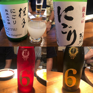 日本酒(梅田日本酒隠れ家リール食堂)