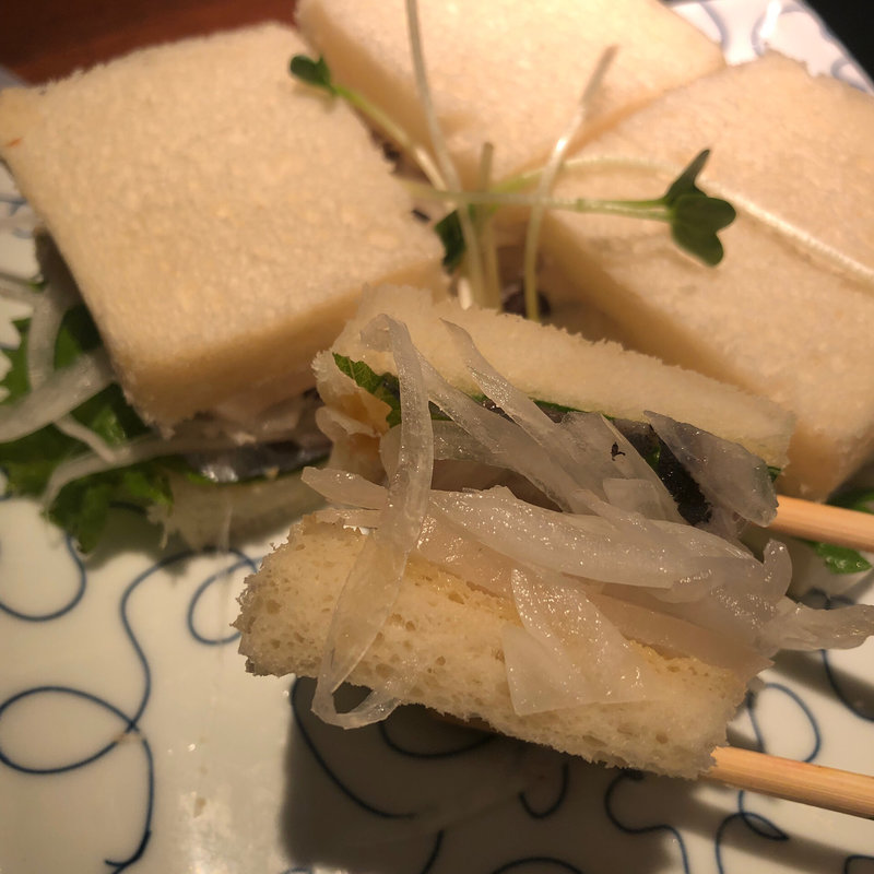 サバサンド(梅田日本酒隠れ家リール食堂)