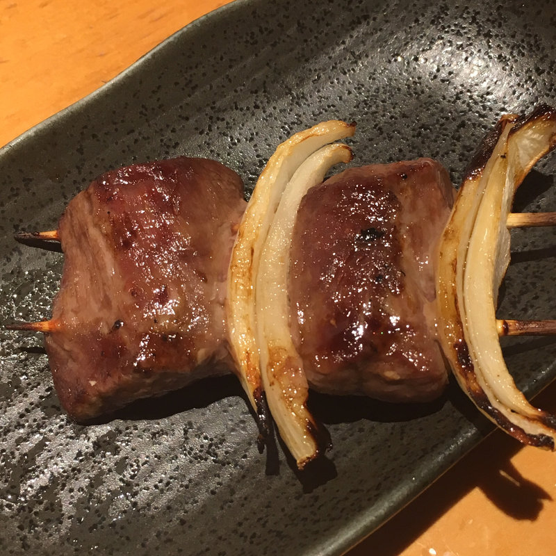ラムヒレ串(酒場 あじとよ屋)