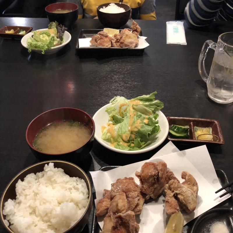 唐揚げ定食(焼き鳥 鳥陣)