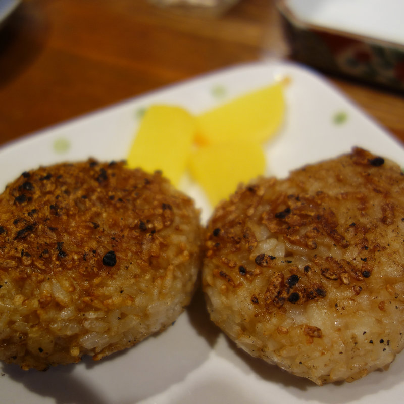 焼きおにぎり2個(三介)