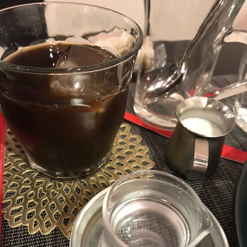 コース 食後のアイスコーヒー(レザン デリカテッセン&カフェ)