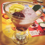 渋皮栗と紫芋ミルクゼリー(ガスト 西新店 )