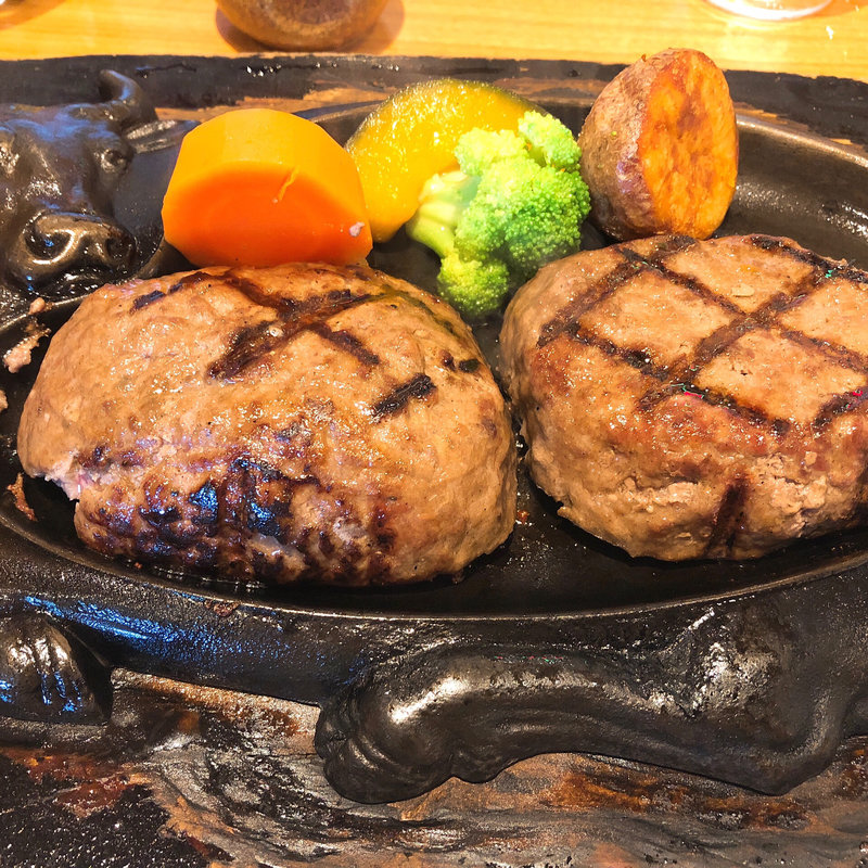 げんこつハンバーグ(炭焼きハンバーグ さわやか 袋井店)