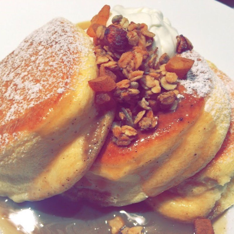 紅茶ミルクパンケーキ(幸せのパンケーキ渋谷店)