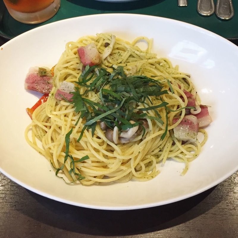 イベリコ豚ベーコン大葉ソース(PRONTO 代々木店)