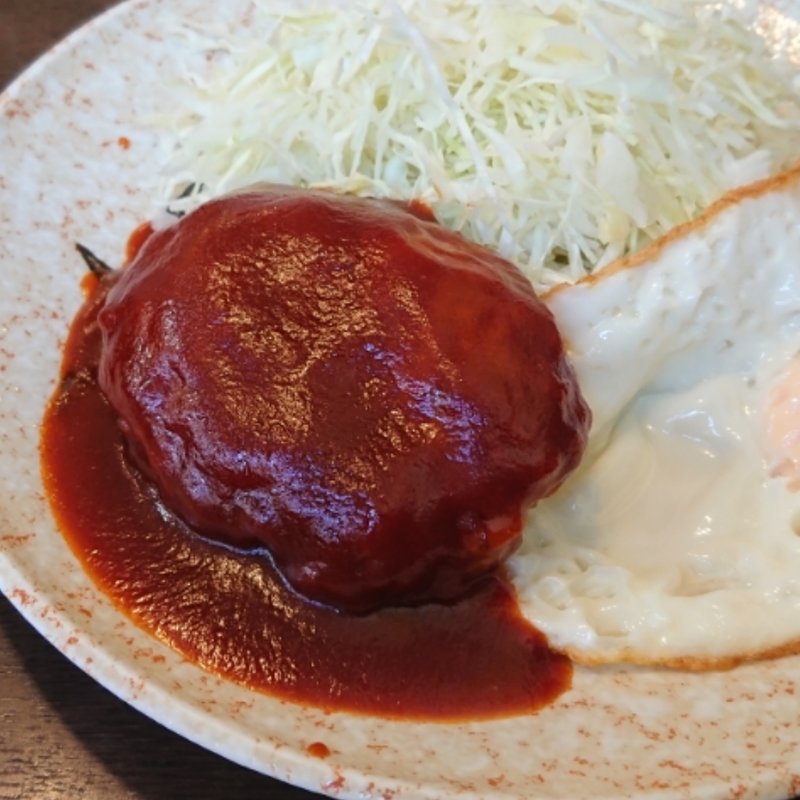 ハンバーグ定食(おおみや )