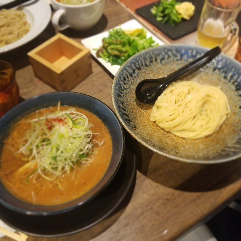 エビ味噌つけ麺(みつか坊主 醸 （カモシ）)