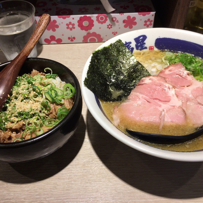 濃厚煮干しそば(濃厚煮干しそば 麺匠 濱星 二子玉川店)