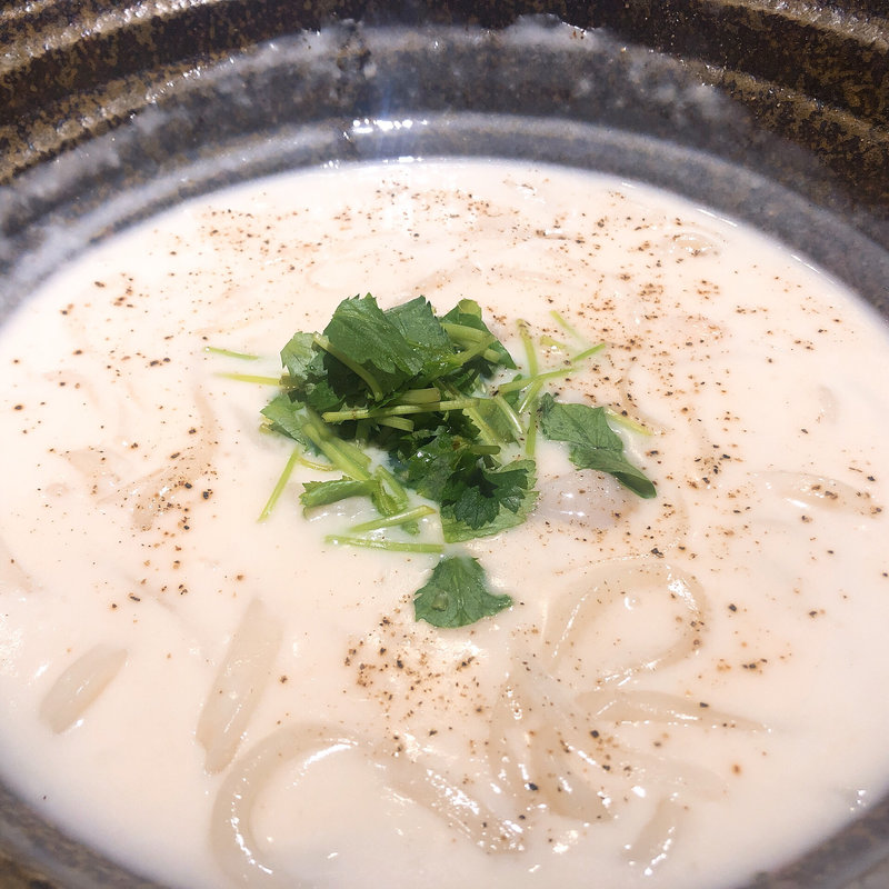 貝柱クリームのおうどん(麺匠の心つくし つるとんたん 六本木店)