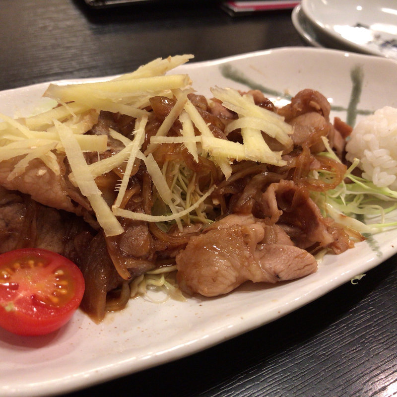豚の生姜焼き(世界の山ちゃん 新大久保店 （せかいのやまちゃん）)