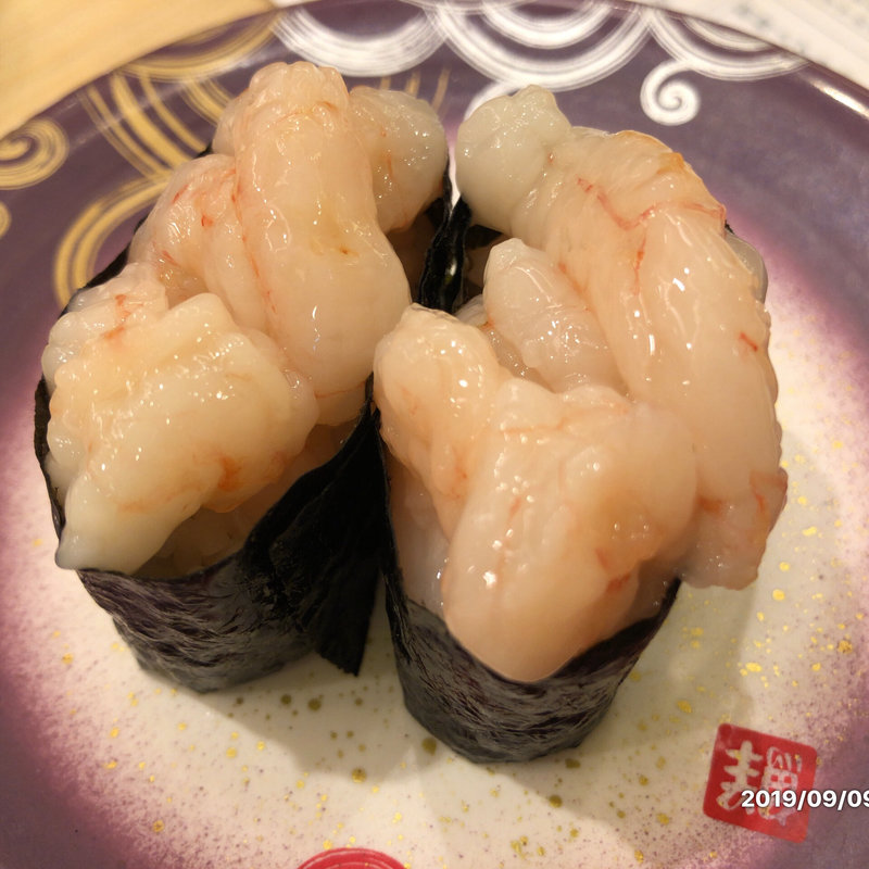 甘エビ軍艦(回転寿し トリトン 東京スカイツリータウン・ソラマチ店)