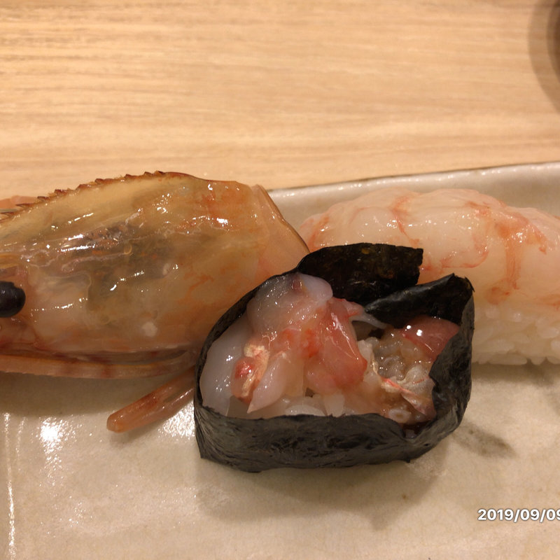 大きなボタンエビ(回転寿し トリトン 東京スカイツリータウン・ソラマチ店)