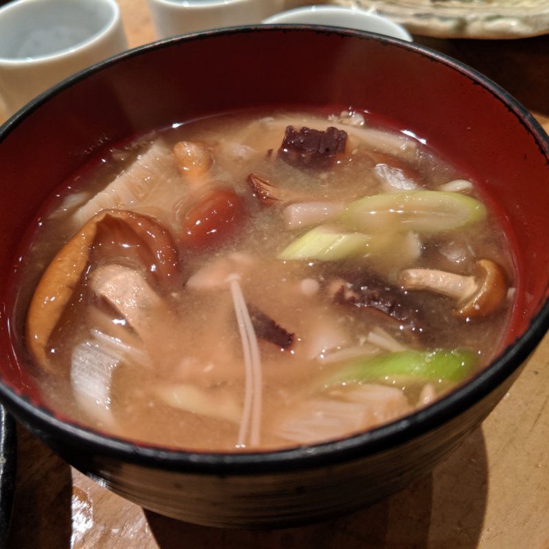 きのこ汁(居酒屋　純ちゃん )