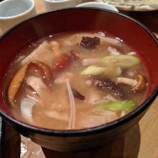 きのこ汁(居酒屋　純ちゃん )