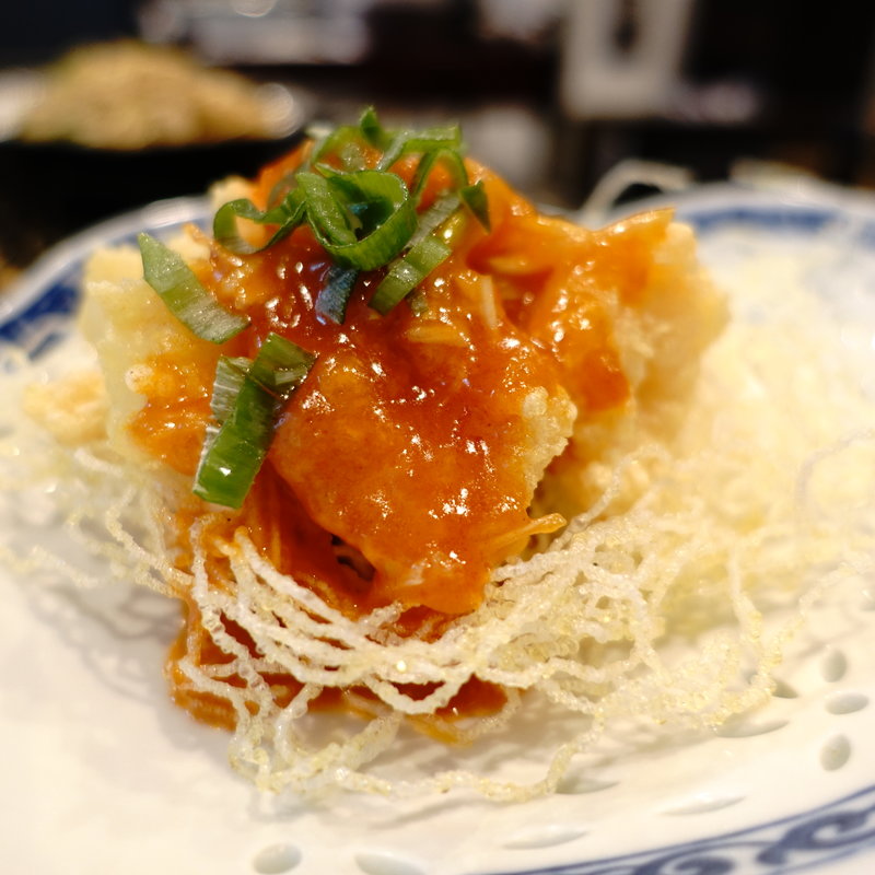 エビチリ(四川麻辣麺 雪家)