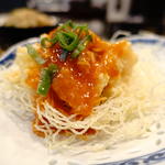 エビチリ(四川麻辣麺 雪家)