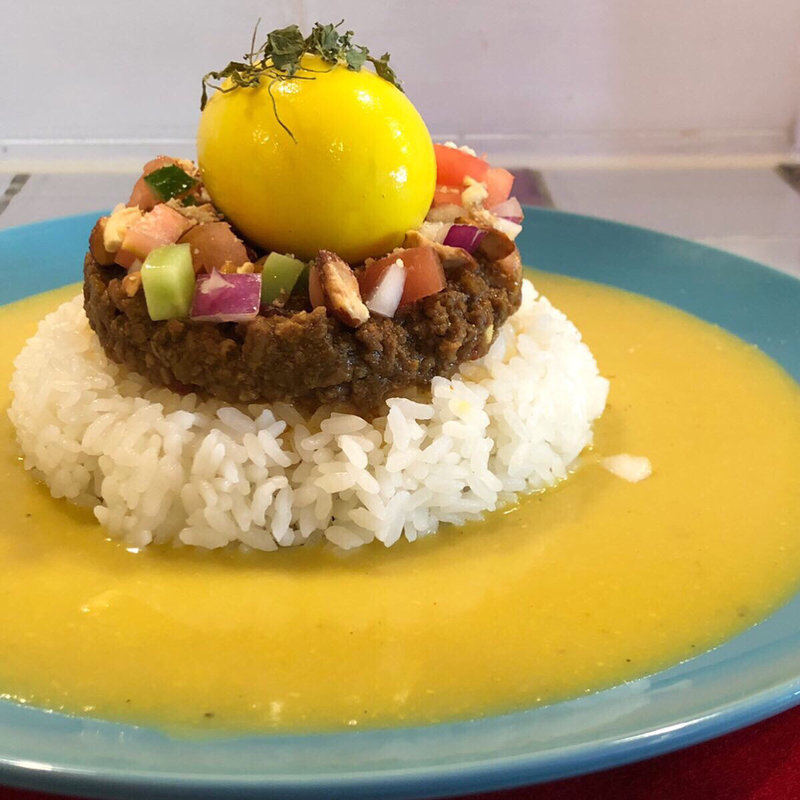 ビーフドライカレー(スパイス煮たまご付き)(スパイスカレー43 （Spice curry 43）)