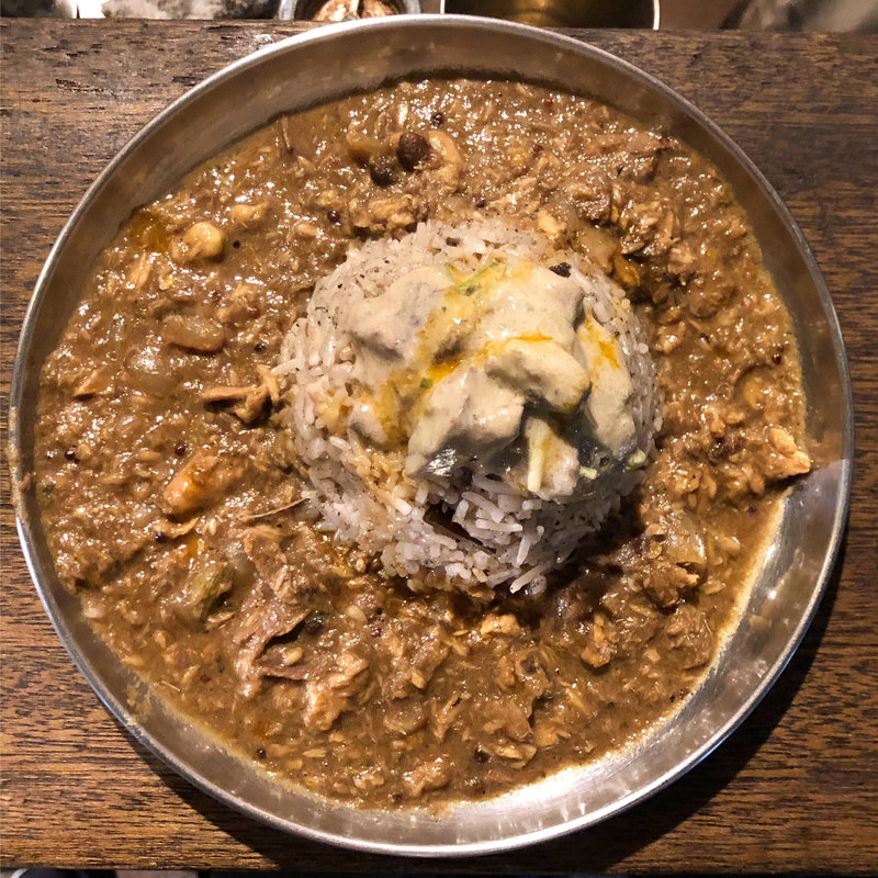 豚出汁×新サンマキーマカレー‼︎(堕天使かっきーin青空食堂)