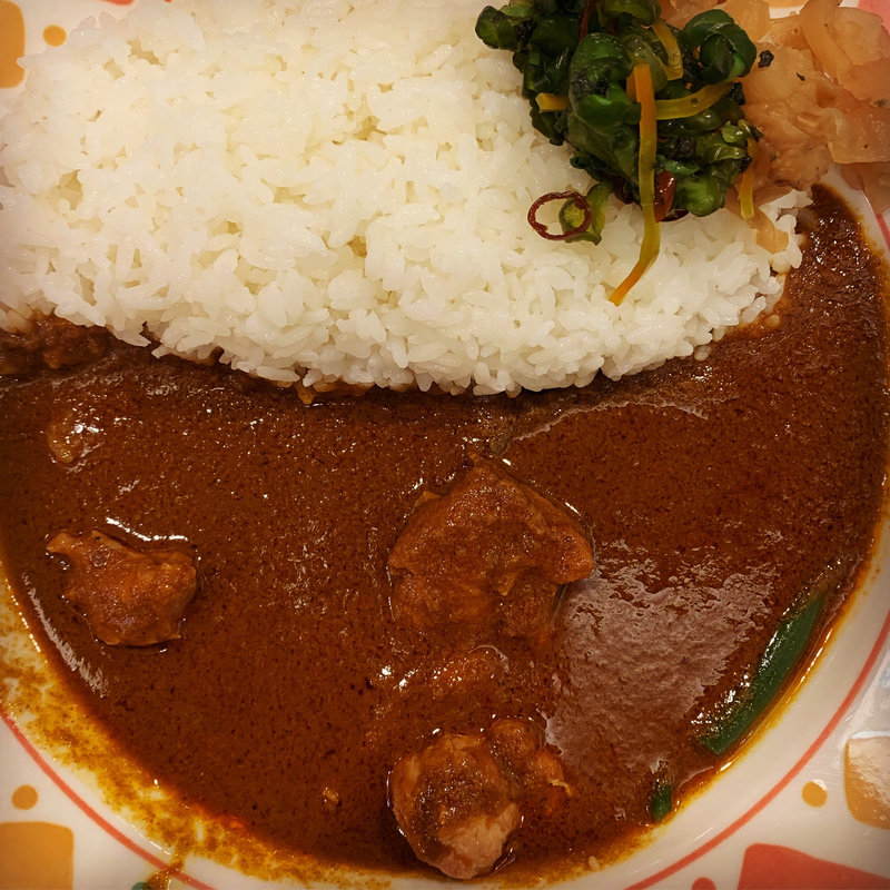 印度チキンカレー(カレーハウス11イマサ （カレーハウスイレブンイマサ）)