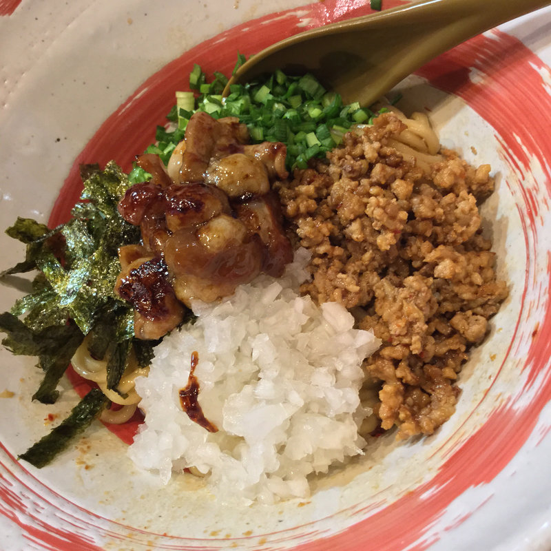 秋季限定やみつきホルモンまぜそば(のだ麺 ～縁～ )