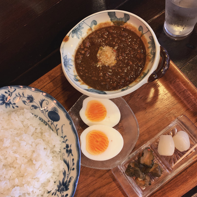 キーマカレー(茶豆)