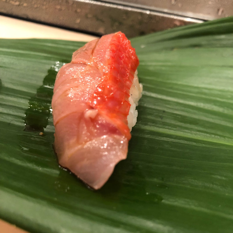 金目鯛(すし屋の野八(のはち))