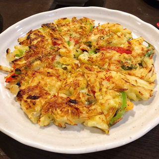 野菜チヂミ(韓国家庭料理 しゅん)