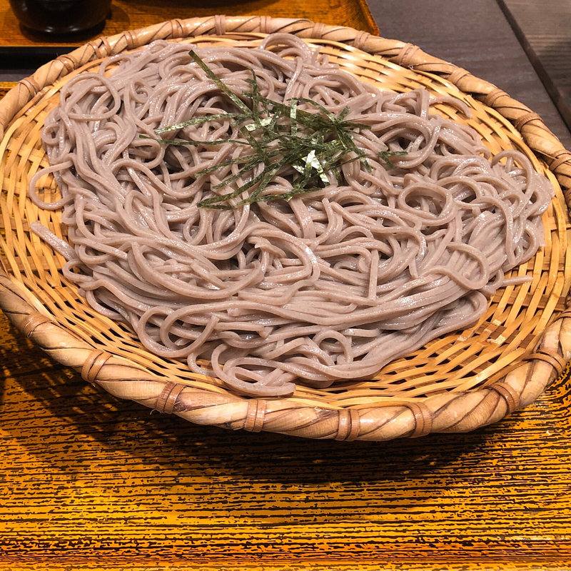 ざるそば(おらが蕎麦京都AVANTI店)