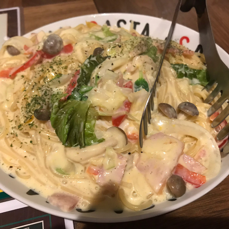 カルボナーラ(産地直送ダイニング陽芽)