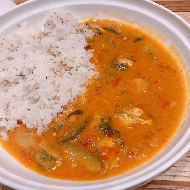 ムール貝と夏野菜のカレー(スープストックトーキョー)